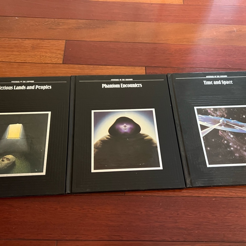 Set of three! Mysteries of the unknown!I can mix and match.I have the whole set.